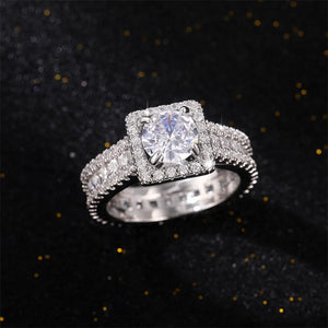 CAOSHI Zirconia Finger Ring Female Engagement Jewelry for Party