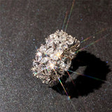 CAOSHI Crystal CZ Wedding Bands All Match Accessories for Women