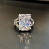 CAOSHI Dazzling Cubic Zirconia Finger Ring for Women