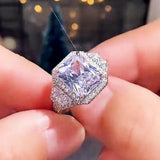 CAOSHI Zirconia Finger Rings for Women Lady Stunning Accessories