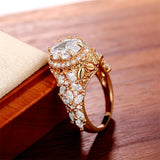 CAOSHI Graceful Lady Engagement Ring Zirconia Wedding Bands