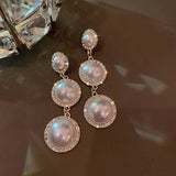 CAOSHI Graceful Pendant Earrings for Women Simulated Pearl Jewelry
