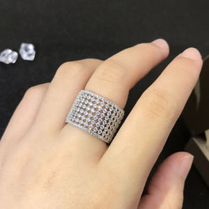 CAOSHI Zirconia Finger Ring for Engagement