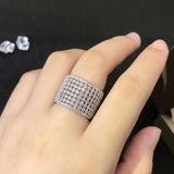 CAOSHI Zirconia Finger Ring for Engagement