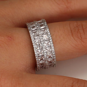 CAOSHI Wedding Party Rings Zirconia Jewelry Elegant Gift