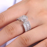 CAOSHI Wedding Ring with CZ - Romantic Proposal Jewelry