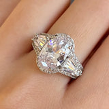 CAOSHI Proposal Rings Female Bridal Wedding Bands Gift Graceful Lady Engagement