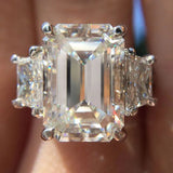 CAOSHI Crystal Wedding Bands for Women Modern Bridal Accessories