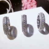 CAOSHI Crystal Wedding Bands Bridal Accessories Female Engagement Ring