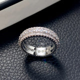 CAOSHI Crystal Wedding Bands Bridal Accessories Female Engagement Ring