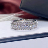 CAOSHI Crystal Wedding Bands Bridal Accessories Female Engagement Ring