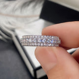 CAOSHI Crystal Wedding Bands Bridal Accessories Female Engagement Ring
