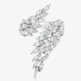 CAOSHI Adjustable Wing Ring with Crystal