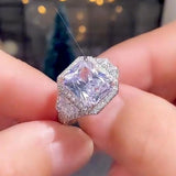 CAOSHI Zirconia Party Accessories Wedding Bands Jewelry Gift