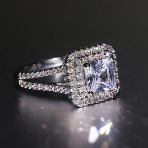 CAOSHI Zirconia Wedding Bands for Engagement Ceremony