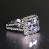 CAOSHI Zirconia Wedding Bands for Engagement Ceremony