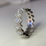 CAOSHI Stylish Proposal Rings CZ Wedding Accessories Bridal Jewelry