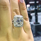 CAOSHI Crystal CZ Wedding Bands for Women