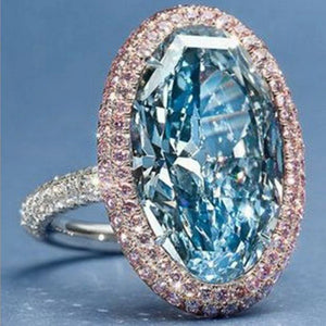 CAOSHI Women's Crystal Finger Ring for Party Anniversary Ceremony