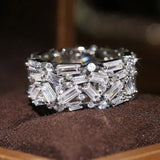 Geometric Zirconia Rings for Women