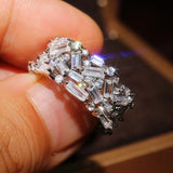 Geometric Zirconia Rings for Women