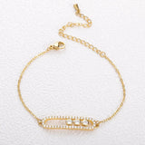 Zircon Stainless Steel Bracelet/Necklace for Women