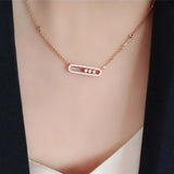 Zircon Stainless Steel Bracelet/Necklace for Women