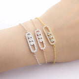 Zircon Stainless Steel Bracelet/Necklace for Women