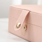 Double Layer Jewelry Box Travel Leather Organizer