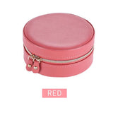 Mini Portable Jewelry Travel Organizer Double Layer Storage Case