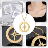 CAVE OF HIRA COORDINATES NECKLACE Women Muhammed Muslim Stainless Steel Pendant