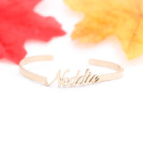 Personalized Bridesmaid Bangle Bracelet Charm Jewelry