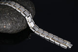 Men's Titanium Stainless Steel Magnet Bracelet 12mm