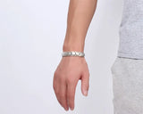Men's Titanium Stainless Steel Magnet Bracelet 12mm