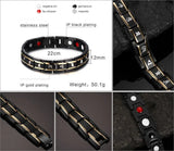 Om Mani Padme Hum Titanium Steel Bracelet