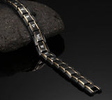 Om Mani Padme Hum Titanium Steel Bracelet