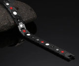 Om Mani Padme Hum Titanium Steel Bracelet
