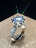 Round CZ Bridal Wedding Engagement Ring CC064