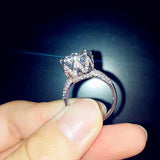 Round CZ Bridal Wedding Engagement Ring CC064