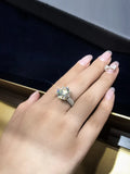 Round CZ Bridal Wedding Engagement Ring CC064