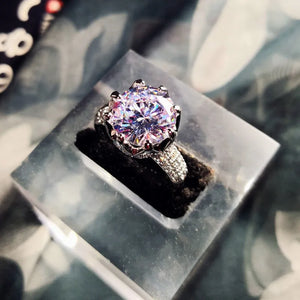 Round CZ Bridal Wedding Engagement Ring CC064