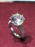 Round CZ Bridal Wedding Engagement Ring CC064