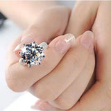 Cubic Zirconia Wedding Rings Bridal Jewelry Set CC064