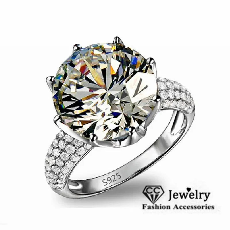 Cubic Zirconia Wedding Rings Bridal Jewelry Set CC064