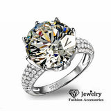Cubic Zirconia Wedding Rings Bridal Jewelry Set CC064
