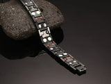 Titanium Stainless Steel Double Row Magnet Bracelet