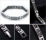 Men's Stainless Steel Wire Magnetic Bracelet Health Care Jewelry