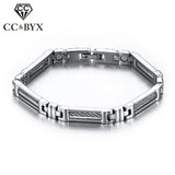 Men's Stainless Steel Wire Magnetic Bracelet Health Care Jewelry