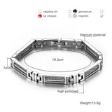 Men's Stainless Steel Wire Magnetic Bracelet Health Care Jewelry