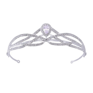 Bridal Crown Headbands Water Drop Shape Diadems YQ139